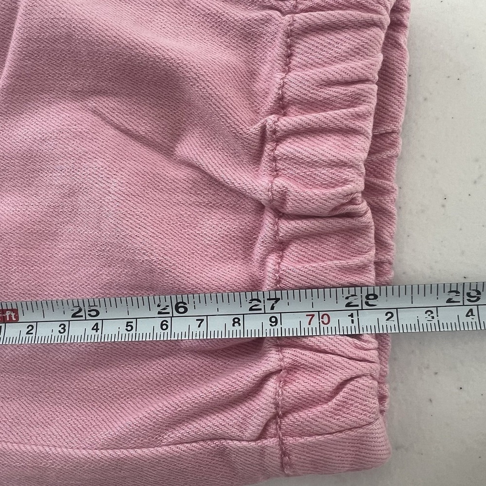 Judy Blue High Rise Garment Dyed Pink Denim Jogger Sz 5/27 Stretch - Picture 16 of 16